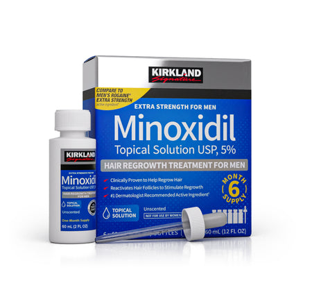 Minoxidil 5% – Solution Anti-Chute & Stimulation de la Croissance Capillaire (60 ml)